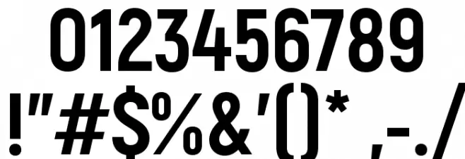 Akrobat ExtraBold Font Alte caractere