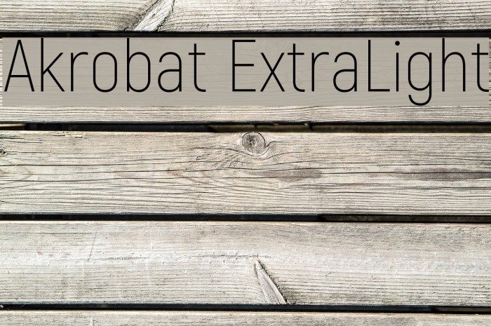 Akrobat ExtraLight Example 2