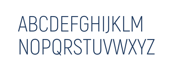 Akrobat Light Uppercase