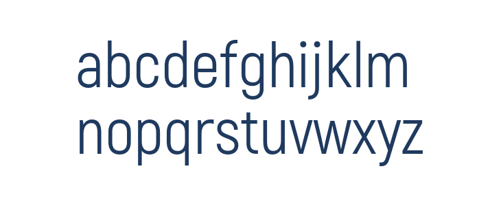 Akrobat Regular Lowercase