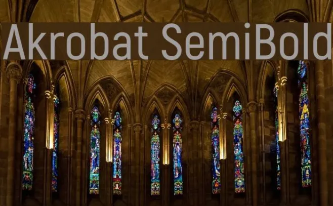 Akrobat SemiBold Example 3