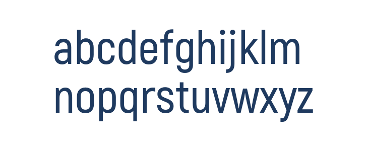 Akrobat SemiBold Lowercase