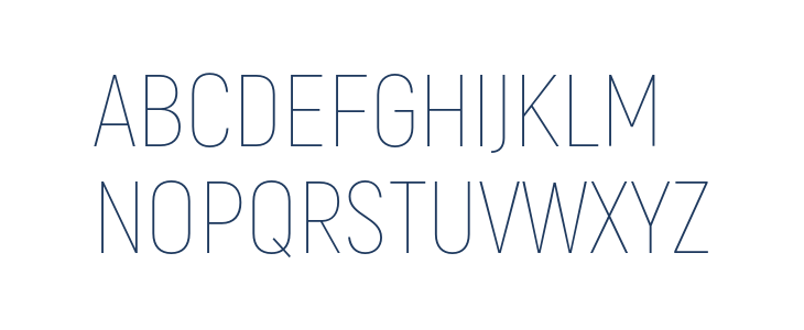 Akrobat Thin Uppercase