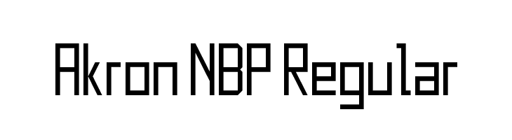 Akron NBP Regular Font