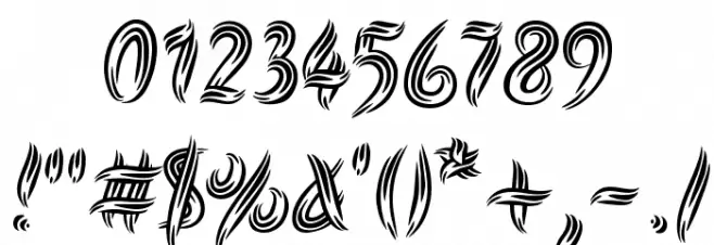 Akronim Regular Font OTHER CHARS