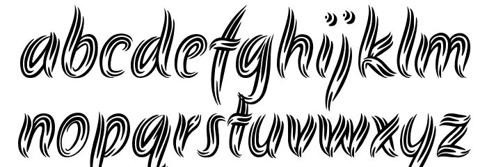 Akronim Font LOWERCASE