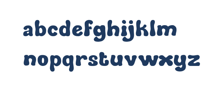 Aksara Astral Regular Lowercase