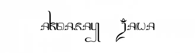 Aksara-Jawa  Frei Schriftart Herunterladen