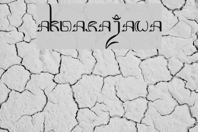 Aksara-Jawa Font examples