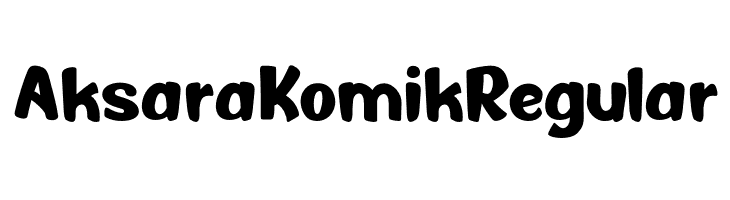 Aksara Komik Regular  Frei Schriftart Herunterladen