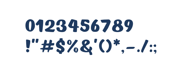 Aksara Komik Regular Other Characters