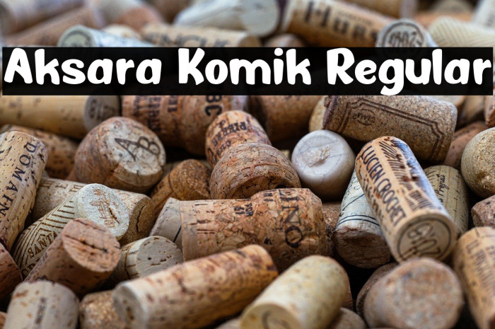 Aksara Komik Regular Example 3