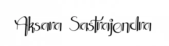 Aksara Sastrajendra  Frei Schriftart Herunterladen