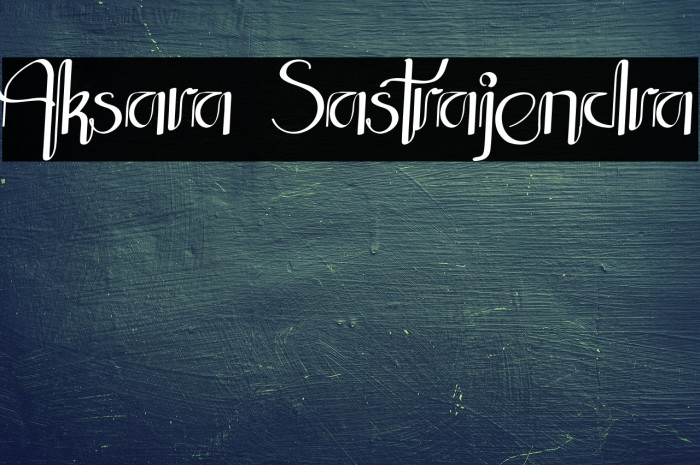 Aksara Sastrajendra Example 3