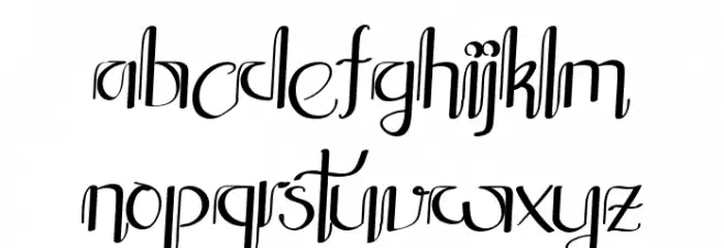 Aksara Sastrajendra 字体 小写