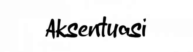 Aksentuasi  Frei Schriftart Herunterladen