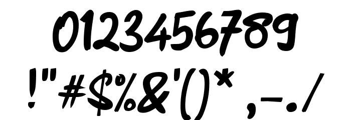 Aksentuasi Font OTHER CHARS
