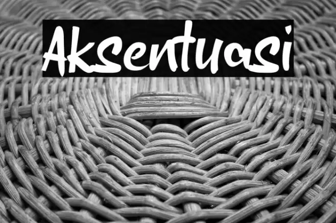 Aksentuasi Font examples