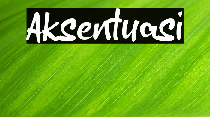 Aksentuasi Example 3