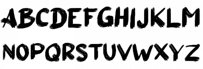 Aksi Mosi Font UPPERCASE