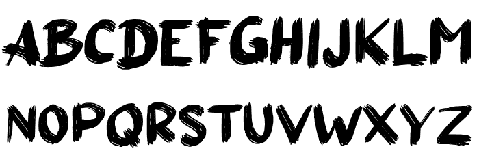 Aksi Mosi Font LOWERCASE