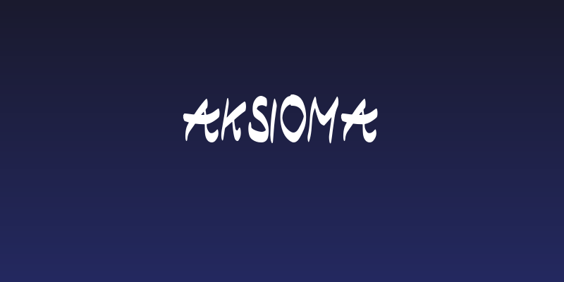 Aksioma Social Header
