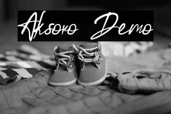 Aksoro Demo Font examples