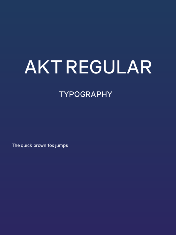 Akt Regular Poster