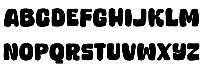 Aku Ceria Font UPPERCASE