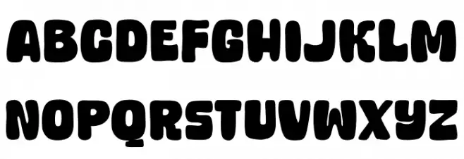 Aku Ceria फ़ॉन्ट लोअरकेस