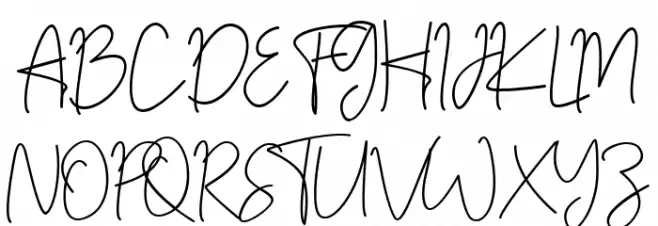 Aku Cinta Regular Fuentes MAYÚSCULAS