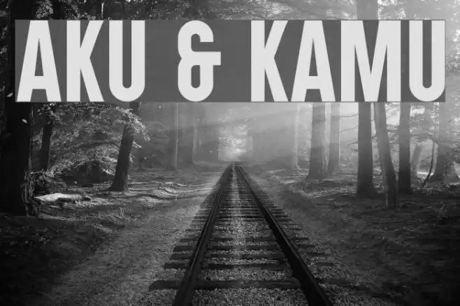 Aku & Kamu Font examples