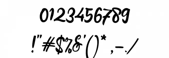 Aku_Sayang Ibu Font OTHER CHARS