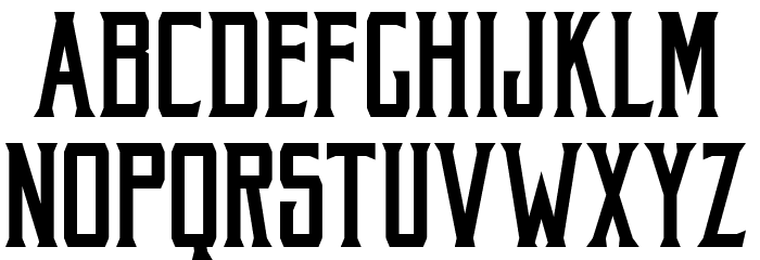 Akura Popo Font LOWERCASE
