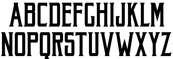 Akura Popo Font LOWERCASE
