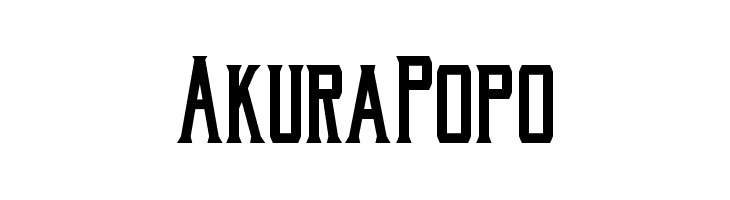 AkuraPopo Font