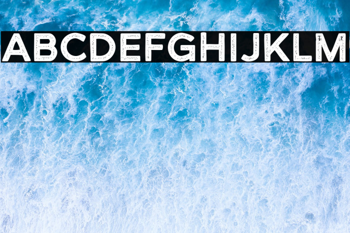 AkwaRoughDemo-Bold Fonte examples