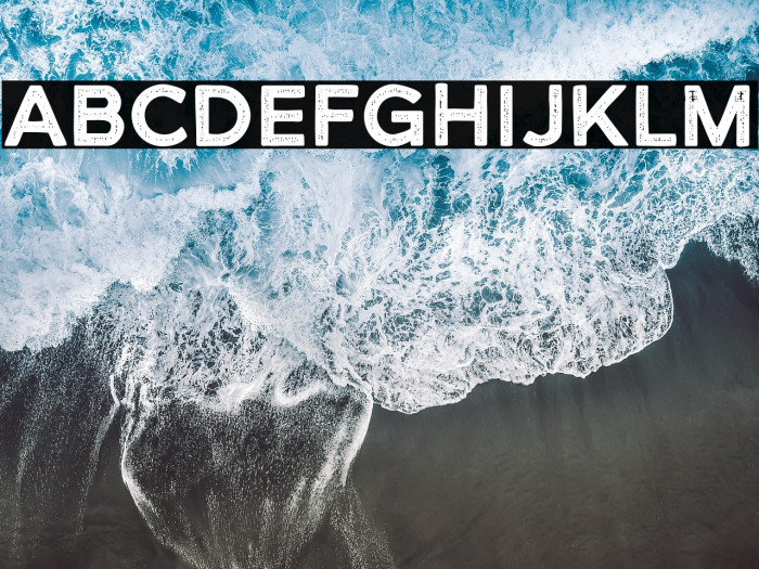 AkwaRoughDemo-Bold Fonte examples