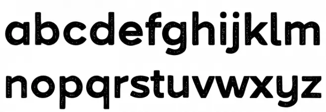 AkwaRoughDemo-Bold Polices MINUSCULES