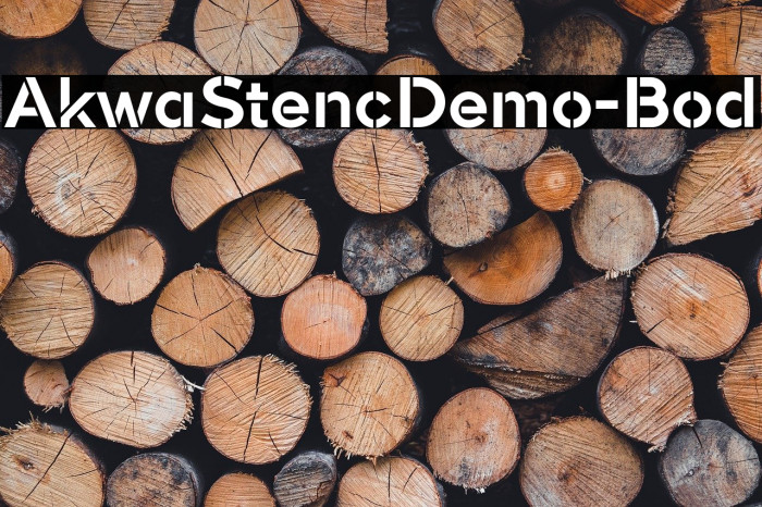 AkwaStencilDemo-Bold Example 3