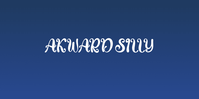 Akward Silly Social Header