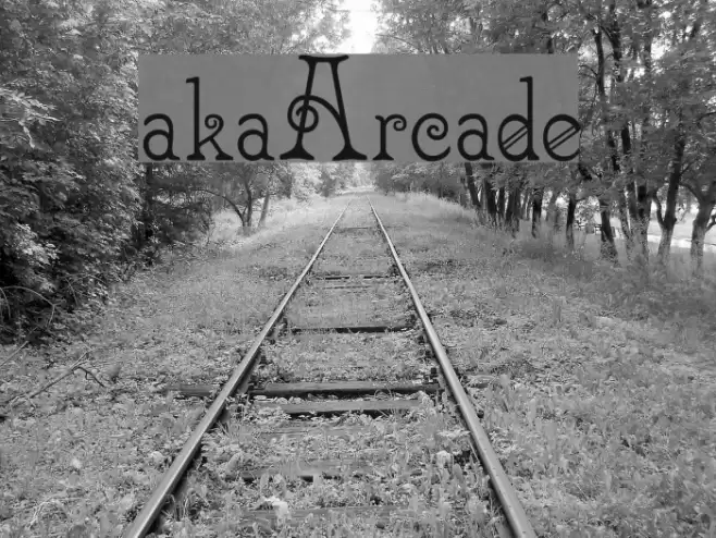 akaArcade Font examples