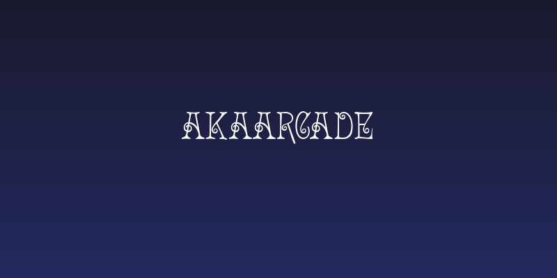 akaArcade Social Header