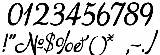 akaDora Font OTHER CHARS