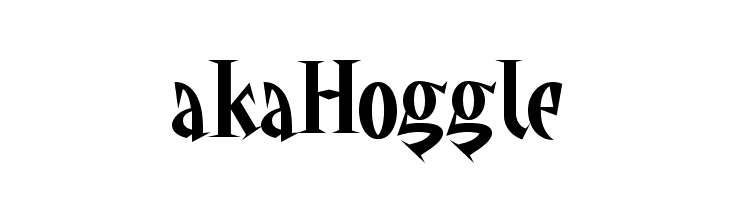 akaHoggle Fonte