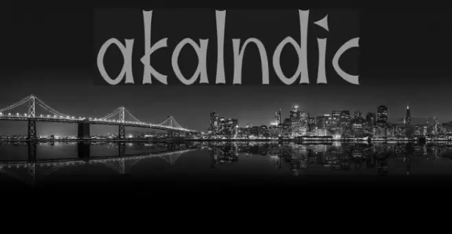 akaIndic Font examples