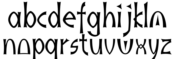 akaIndic フォント 小文字
