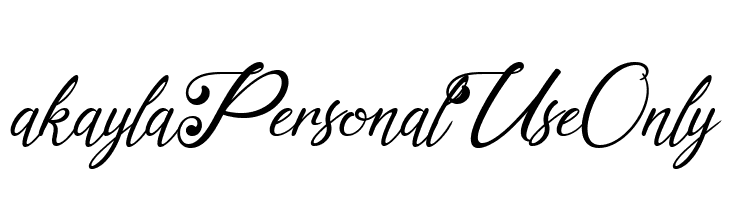 akayla Personal Use Only Fuentes