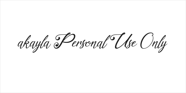 akayla Personal Use Only Logo