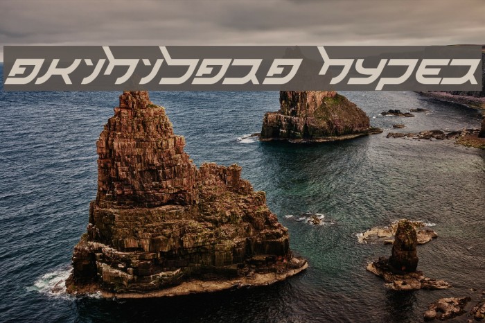 akihibara hyper Font examples